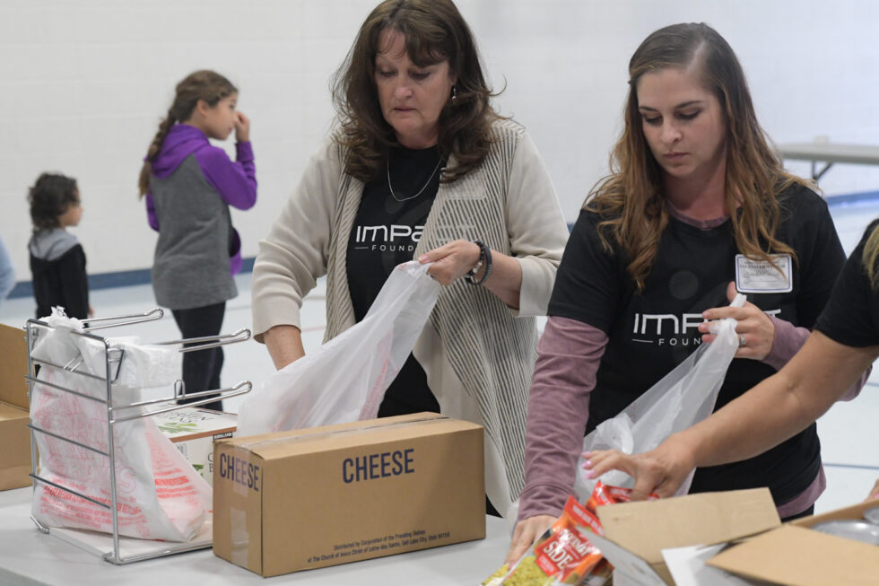 Utah Food Bank Mobile Pantry School Program Impact Foundation