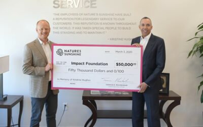 In Memory of Kristine Hughes: Nature’s Sunshine Donates $50,000 to Impact Foundation